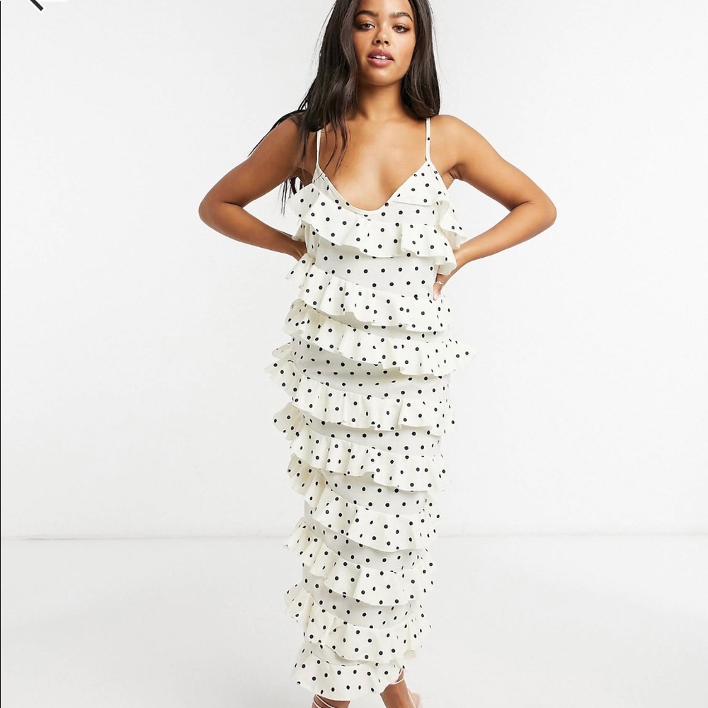 ASOS polka dot dress